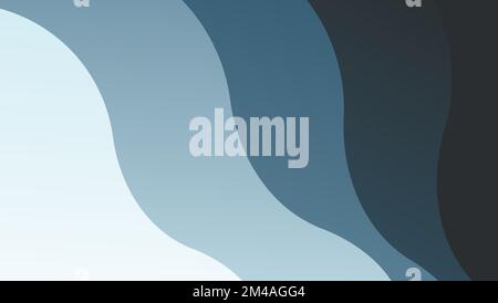 Abstraktes Banner zur Illustration des Hintergrunds von Kurven Stockfoto