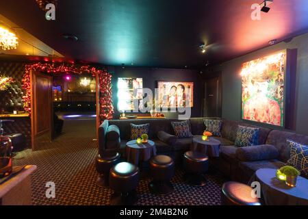 Tramp Private Club, geschichtsträchtiger Nachtclub, nur für Mitglieder und Gäste geöffnet, bekannt für seine Prominenten und wilden Partys, Jermyn Street, St. James's Stockfoto