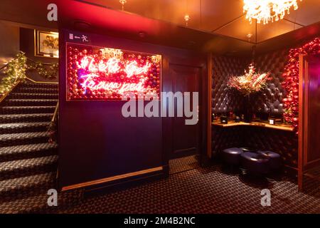 Tramp Private Club, geschichtsträchtiger Nachtclub, nur für Mitglieder und Gäste geöffnet, bekannt für seine Prominenten und wilden Partys, Jermyn Street, St. James's Stockfoto