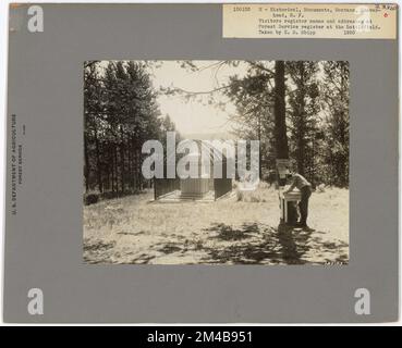 Historische Denkmäler - Montana. Fotografien zu National Forests, Resource Management Practices, Personal sowie Kultur- und Wirtschaftsgeschichte Stockfoto