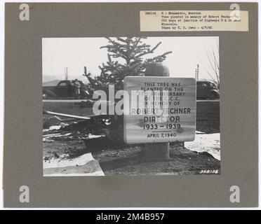 Historische Denkmäler - Montana. Fotografien zu National Forests, Resource Management Practices, Personal sowie Kultur- und Wirtschaftsgeschichte Stockfoto