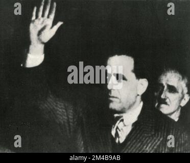 Italienischer amerikanischer Mafioso Vito Genovese, USA 1940er Stockfoto