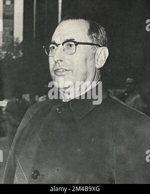 In Italien geborener amerikanischer Gangster und Mafia-Mafioso Joe Profaci, USA, 1950er Stockfoto