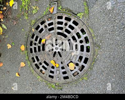 Abfluss Abdeckung Stockfoto