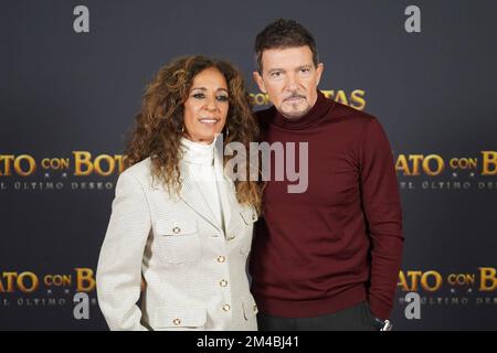 Sänger Rosario Flores beim FotoCall-Film El Gato con Botas: El ultimo deseo in Madrid am Dienstag, den 20. Dezember 2022. Kredit: CORDON PRESS/Alamy Live News Stockfoto