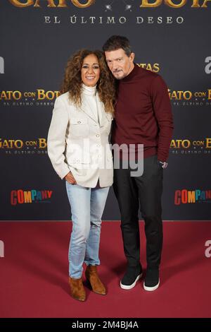 Sänger Rosario Flores beim FotoCall-Film El Gato con Botas: El ultimo deseo in Madrid am Dienstag, den 20. Dezember 2022. Kredit: CORDON PRESS/Alamy Live News Stockfoto