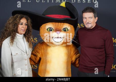 Sänger Rosario Flores beim FotoCall-Film El Gato con Botas: El ultimo deseo in Madrid am Dienstag, den 20. Dezember 2022. Kredit: CORDON PRESS/Alamy Live News Stockfoto