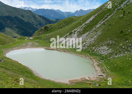 Branchino See, kanaltales, Italien Stockfoto