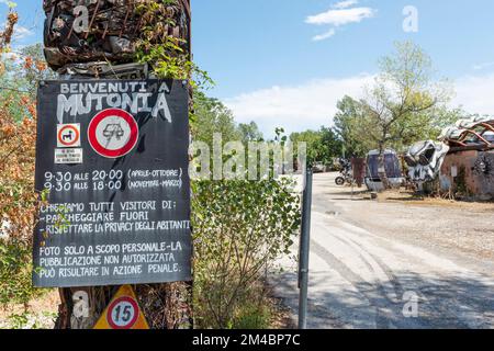 Mutonia: mutoid Waste Company, Modern Art, santarcangelo di romagna, italien Stockfoto