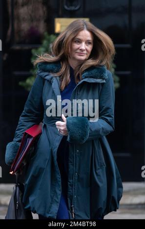 London, England, Großbritannien. 20.. Dezember 2022. GILLIAN KEEGAN, Staatssekretär für Bildung, wird außerhalb der Downing Street 10 als Kabinettssitzung gesehen. (Bild: © Tayfun Salci/ZUMA Press Wire) Stockfoto