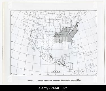 Karten und Karten – Alle Status. Fotografien zu National Forests, Resource Management Practices, Personal sowie Kultur- und Wirtschaftsgeschichte Stockfoto