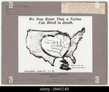 Karten und Karten – Alle Status. Fotografien zu National Forests, Resource Management Practices, Personal sowie Kultur- und Wirtschaftsgeschichte Stockfoto