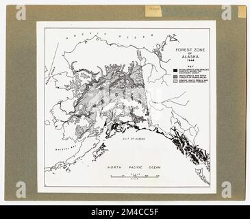 Karten und Karten – Alle Status. Fotografien zu National Forests, Resource Management Practices, Personal sowie Kultur- und Wirtschaftsgeschichte Stockfoto