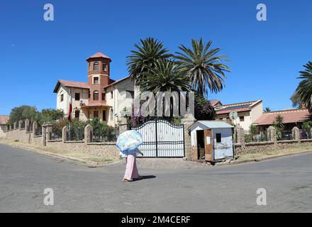 Botschaft des Staates Katar in Asmara Stockfoto