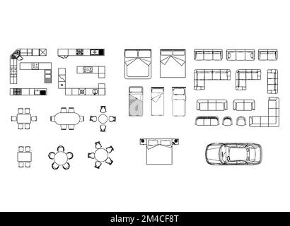 Bilder des Hotellogos. Schwarzes Linien-Symbol für Haus. Symbol Grundriss. Beliebtes Medienelement. Immobiliensymbol. Stockfoto