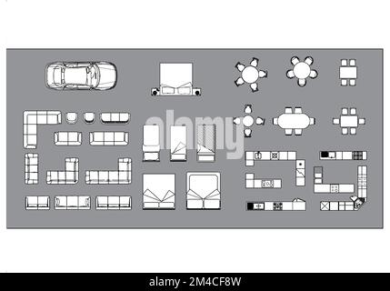 Bilder des Hotellogos. Schwarzes Linien-Symbol für Haus. Symbol Grundriss. Beliebtes Medienelement. Immobiliensymbol. Stockfoto