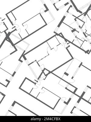 Bilder des Hotellogos. Schwarzes Linien-Symbol für Haus. Symbol Grundriss. Beliebtes Medienelement. Immobiliensymbol. Stockfoto