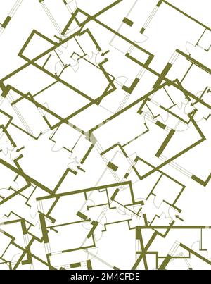 Bilder des Hotellogos. Schwarzes Linien-Symbol für Haus. Symbol Grundriss. Beliebtes Medienelement. Immobiliensymbol. Stockfoto