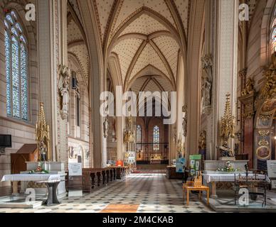 St. Innenraum Der Wenzelsdom - Olmütz, Tschechische Republik Stockfoto
