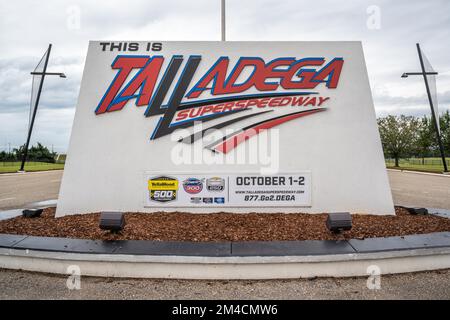 Ein internationaler Motorsportkomplex in Talladega, Alamaba Stockfoto