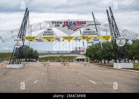 Ein internationaler Motorsportkomplex in Talladega, Alamaba Stockfoto