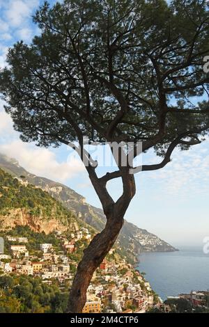 Amalfiküste - Positano Stockfoto