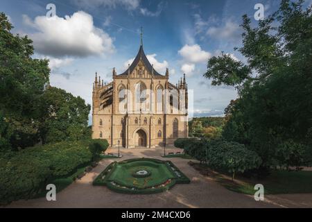 Kathedrale von St. Barbara - Kutna Hora, Tschechische Republik Stockfoto