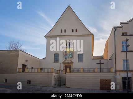 Kirche der Verkündigung der Heiligen Jungfrau Maria - Olmütz, Tschechische Republik Stockfoto