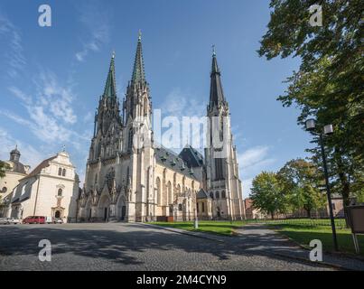 St. Wenzelsdom - Olmütz, Tschechische Republik Stockfoto