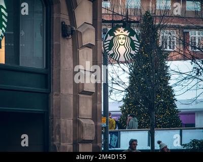 Starbucks Coffee Shops in England. Stockfoto