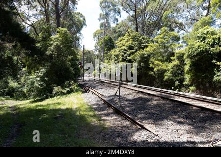 Belgrave ist eine Stadt und ein Vorort in Melbourne, Victoria, Australien Stockfoto