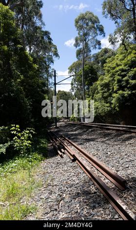 Belgrave ist eine Stadt und ein Vorort in Melbourne, Victoria, Australien Stockfoto