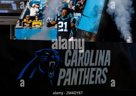 Charlotte, NC, USA. 18.. Dezember 2022. Carolina Panthers Safety Jeremy Chinn (21) spielt in Charlotte, NC, die NFL gegen die Pittsburgh Steelers. (Scott Kinser/Cal Sport Media). Kredit: csm/Alamy Live News Stockfoto