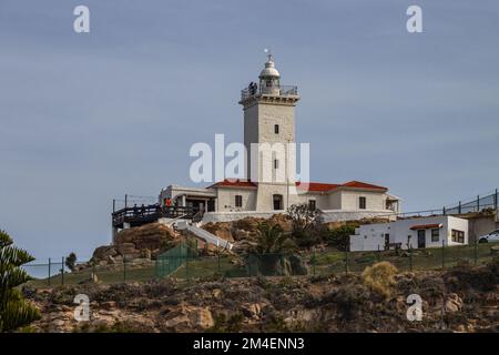 Cape St. Blaise Lighthouse, Mossel Bay, Südafrika Stockfoto