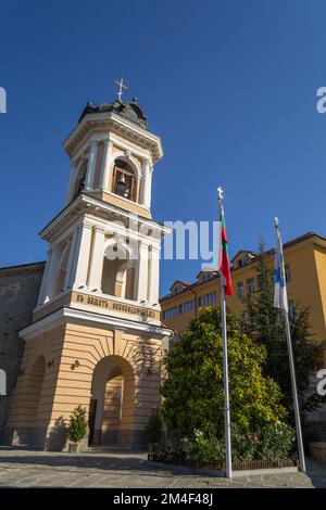 Kathedrale Kirche der Heiligen Mutter Gottes, Sveta Bogoroditsa Kirche in Plovdiv, Bulgarien. Stockfoto