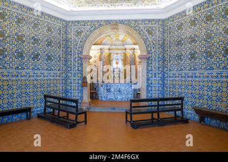 Sao Sebastiao Kapelle in Ericeira, Portugal, Europa Stockfoto