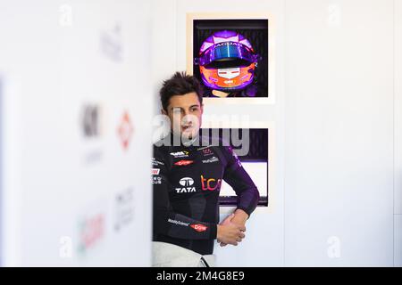 EVANS Mitch (nzl), Jaguar TCS Racing, Spark-Jaguar, Jaguar I – Time 6, Portrait während der ABB FIA Formel E Valencia Testing 2022 auf dem Circuit Ricardo Tormo vom 13. Bis 16. Dezember 2022 in Cheste, Spanien – Photo Germain Hazard / DPPI Stockfoto