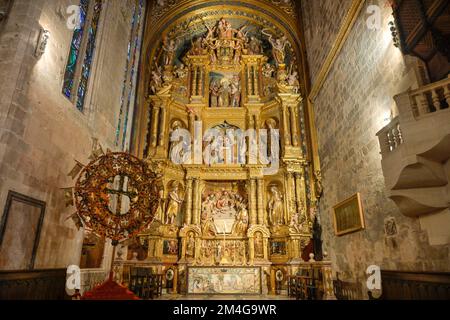 Retabel in der Corpus-Christi-Kapelle, Kathedrale, Catedral de Palma de Mallorca, Palma, Mallorca, Spanien Stockfoto