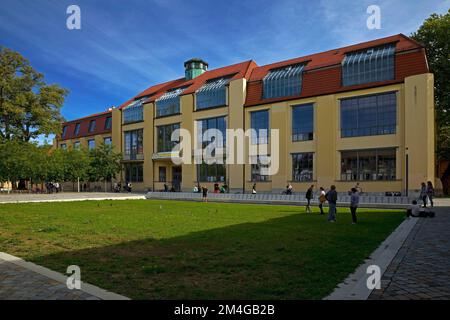 Hauptgebäude der heutigen Bauhaus-Universität Weimar, UNESCO-Weltkulturerbe, Deutschland, Thüringen, Weimar Stockfoto