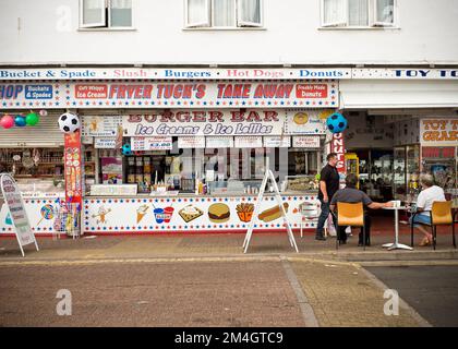 Friar Tucks Takeaway - Cleethorpes, North East Lincolnshire, England Stockfoto