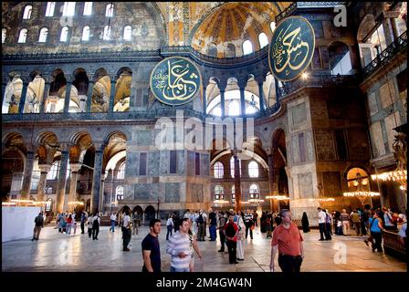 Hagia Sophia große Moschee in Istanbul Türkei, vbvanbree Fotografie. Stockfoto