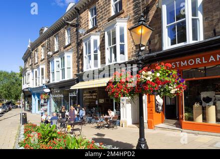 Harrogate North Yorkshire Harrogate Shops Montpellier Hill im Viertel Montpellier Harrogate Stadtzentrum Harrogate Yorkshire England GB Europa Stockfoto