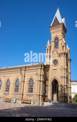 Römisch-katholische Kirche St. Nahaufnahme von John dem Täufer. Samarkand, Usbekistan Stockfoto