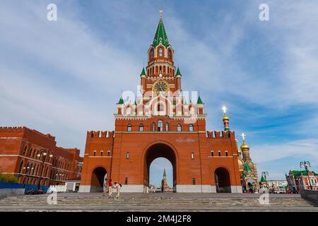 Blagoveshchenskaya Tower, Yoshkar-Ola, Russland Stockfoto