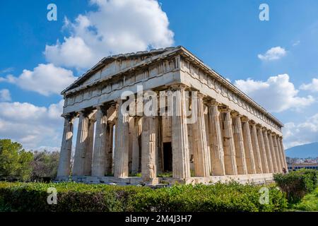 Tempel des Hephaestus, Agora, Athen, Griechenland Stockfoto