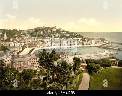 1890 CA , DEVON , ENGLAND , GROSSBRITANNIEN : TORQUAY . Unbekannter Fotograf, Fotodruck von Detroit Publishing Company, 1905 ca. . - GRAND BRETAGNA - AUSSICHT - FOTOSTORICHE - GESCHICHTE - GEOGRAFIEN - GEOGRAFIE - ARCHITETTURA - ARCHITEKTUR - PANORAMA - LANDSCHAFT - OTTOCENTO - 800 - '800 - EPOCA VITTORIANA - VICTORIAN HERA - MEER - MARE --- ARCHIVIO GBB Stockfoto