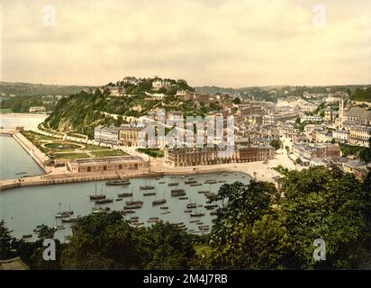 1890 CA , DEVON , ENGLAND , GROSSBRITANNIEN : TORQUAY . Unbekannter Fotograf, Fotodruck von Detroit Publishing Company, 1905 ca. . - GRAND BRETAGNA - AUSSICHT - FOTOSTORICHE - GESCHICHTE - GEOGRAFIEN - GEOGRAFIE - ARCHITETTURA - ARCHITEKTUR - PANORAMA - LANDSCHAFT - OTTOCENTO - 800 - '800 - EPOCA VITTORIANA - VICTORIAN HERA - MEER - MARE --- ARCHIVIO GBB Stockfoto