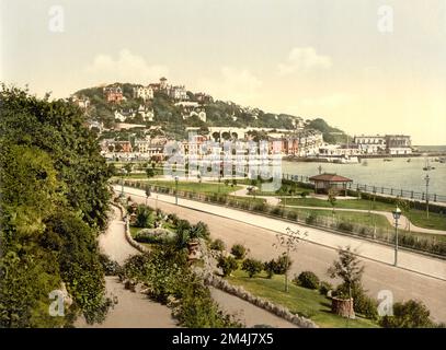 1890 Ca , DEVON , ENGLAND , GROSSBRITANNIEN : der PRINZESSINENGARTEN in TORQUAY . Unbekannter Fotograf, Fotodruck von Detroit Publishing Company, 1905 ca. - GRAND BRETAGNA - AUSSICHT - FOTOSTORICHE - GESCHICHTE - GEOGRAFIEN - GEOGRAFIE - ARCHITETTURA - ARCHITEKTUR - PANORAMA - LANDSCHAFT - OTTOCENTO - 800 - '800 - EPOCA VITTORIANA - VICTORIAN HERA - MEER - MARE --- ARCHIVIO GBB Stockfoto