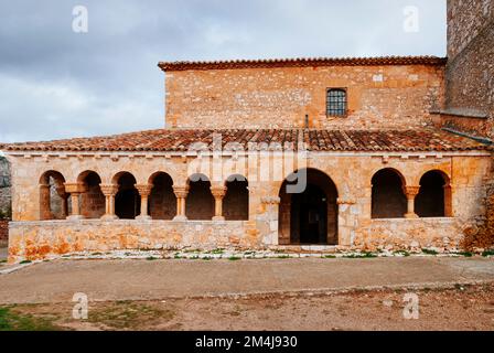 Die Kirche San Miguel, ein historisch-künstlerisches Denkmal, befindet sich in Andalusien. Kirche romanischen Ursprungs, deren Bau Mitte der 1 begann Stockfoto