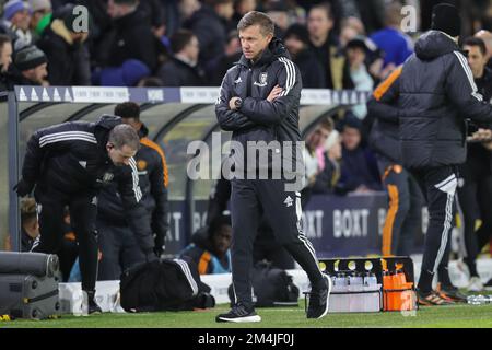 Leeds, Großbritannien. 21.. Dezember 2022. Jesse Marsch Manager von Leeds United während des Mid Season Friendly Match Leeds United gegen Monaco auf der Elland Road, Leeds, Großbritannien, 21.. Dezember 2022 (Foto von James Heaton/News Images) in Leeds, Großbritannien, am 12./21. Dezember 2022. (Foto: James Heaton/News Images/Sipa USA) Guthaben: SIPA USA/Alamy Live News Stockfoto